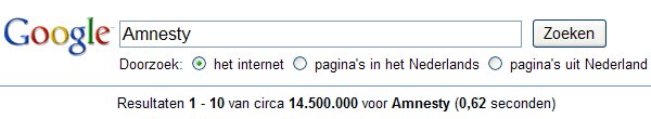 google-search op Amnesty